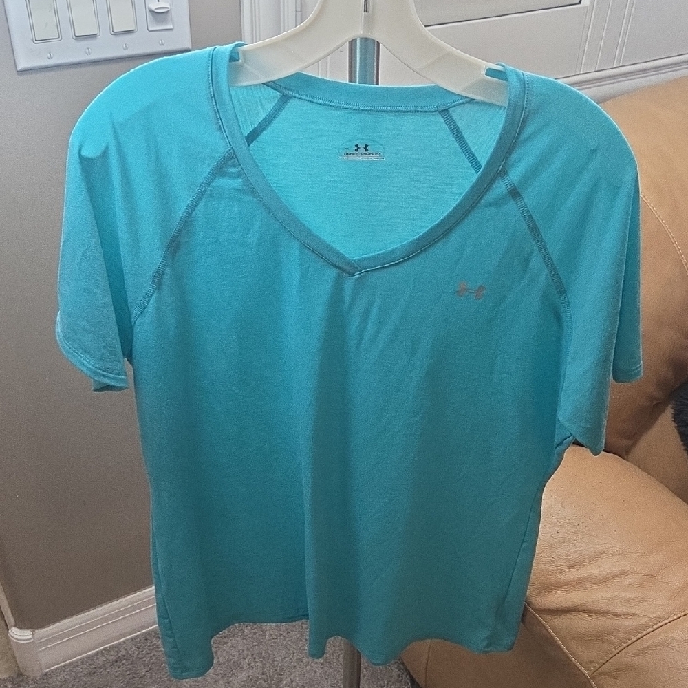 Under Armour Teal Crew Neck Shirt